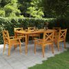 vidaXL Gartentisch 200x100x75 cm Massivholz Akazie