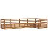 vidaXL Outdoor-Sofagarnitur 5 pcs Natur Massivholz Akazie