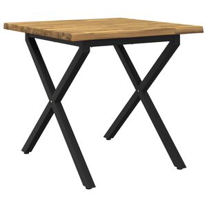 vidaXL Live Edge Esstisch 60 x 55 x 75 cm Massivholz Akazie