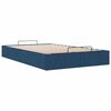 vidaXL Ottoman-Bett ohne Matratze Blau 120x190 cm Stoff
