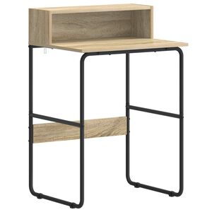 vidaXL Schreibtisch mit Stauraum Sonoma-Eiche 60 x 50 x 91 cm
