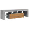 vidaXL TV-Schrank mit LED-Leuchten Grau Sonoma 140x36,5x40 cm