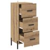 vidaXL Sideboard Artisan-Eiche 34 x 34,5 x 90 cm Holzwerkstoff