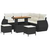 vidaXL Gartensofa-set 8 stk. Schwarz Poly-Rattan