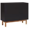 vidaXL Sideboard 90x33,5x75 cm Massivholz Akazie und MDF