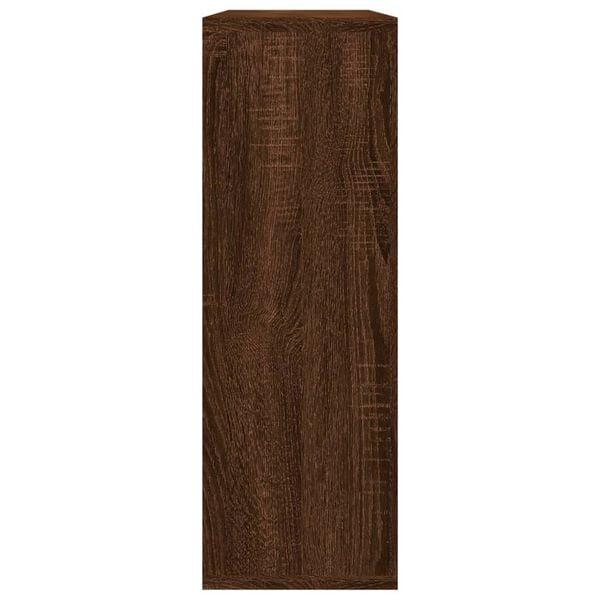 vidaXL Wandregal Braun Eichen-Optik 104x20x58,5 cm Holzwerkstoff