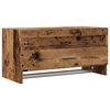 vidaXL Kleiderschrank Altholz-Optik 70x32,5x35 cm Holzwerkstoff