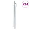 vidaXL Zeltheringe 24 Stk. V-Form 25 cm &Oslash;20 mm Verzinkter Stahl