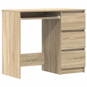 vidaXL Schreibtisch Sonoma-Eiche 90x45x76 cm Holzwerkstoff