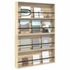 vidaXL Magazinregal 2 pcs Sonoma-Eiche 100 x 12 x 70 cm Holzwerkstoff