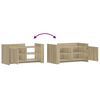 vidaXL Couchtisch Sonoma-Eiche 100x50x50 cm Holzwerkstoff