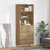 vidaXL Highboard Artisan-Eiche 69,5 x 32,5 x 180 cm Holzwerkstoff