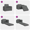 vidaXL Schlafsofa Dunkelgrau 98 x 71 x 83 cm Stoff