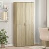 vidaXL Highboard Sonoma-Eiche 80x35x180 cm Holzwerkstoff