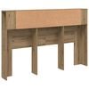 vidaXL Kopfteilschrank Artisan-Eiche 160 x 18,5 x 103,5 cm Holzwerkstoff