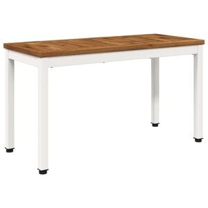vidaXL Gartenbank 80,5 x 35 x 45 cm Massivholz Akazie Rechtwinklig