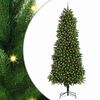 vidaXL Weihnachtsbaum mit 300 LEDs mit St&auml;nder Gr&uuml;n 240 cm PE