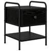 vidaXL Nachttisch Schwarze Eiche 35 x 36,5 x 47 cm Holzwerkstoff