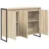 vidaXL Seitenschrank Sonoma 96,5 x 30 x 75 cm Holzwerkstoff