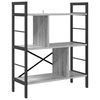 vidaXL B&uuml;cherregal Graues Sonoma 75 x 30 x 91 cm Holzwerkstoff