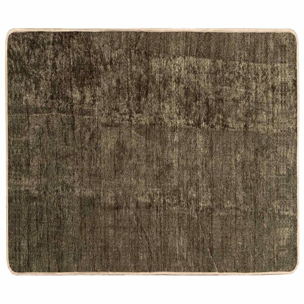 vidaXL Teppichl&auml;ufer MARSA Waldgr&uuml;n 100 x 80 cm Polyester und PVC