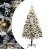 vidaXL K&uuml;nstlicher Weihnachtsbaum Wei&szlig; 180 cm