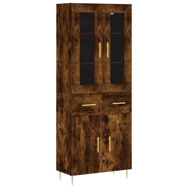 vidaXL Highboard R&auml;uchereiche 69,5x34x180 cm Holzwerkstoff