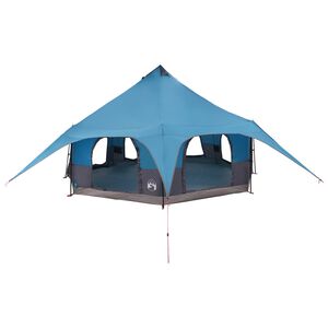 vidaXL Familienzelt Blau 10 Personen