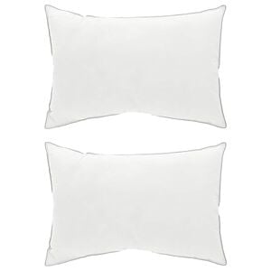 vidaXL Kopfkissen 2 stk. 60 x 70 cm Australische Wolle Wei&szlig;