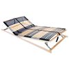 vidaXL Bett-Lattenrost Braun 100 x 190 cm Massivholz Buche