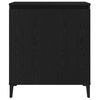 vidaXL Sideboard Schwarz Eichen-Optik 60 x 35 x 70 cm Holzwerkstoff