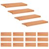 vidaXL Treppenstufen 16 stk. 80 x 25 x 2 cm Lack Massivholz Buche