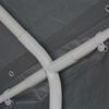 vidaXL Zeltstoff ohne Gestell Grau 8 x 4 m PE