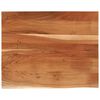 vidaXL Schreibtischplatte 90x80x3,8 cm Massivholz Akazie Baumkante