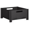vidaXL Feuerstelle Schwarz 40 x 40 x 20 cm Stahl