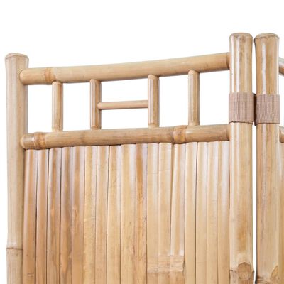 Bambus Raumteiler Paravent 4-teilig