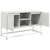 vidaXL TV-Schrank Weiß 100,5x39x60,5 cm Stahl