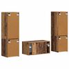 vidaXL TV-Schrankset 5 pcs Altholz Holzwerkstoff