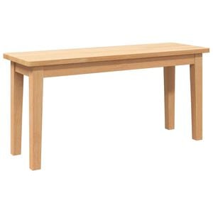 vidaXL Bank 90 cm Massivholz Gummibaum