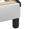 vidaXL Bettgestell "Viana" mit LED ohne Matratze Wei&szlig; und Schwarz 80x200 cm
