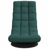 vidaXL Bodenstuhl Drehbar Dunkelgrün 70x51x79 cm Stoff