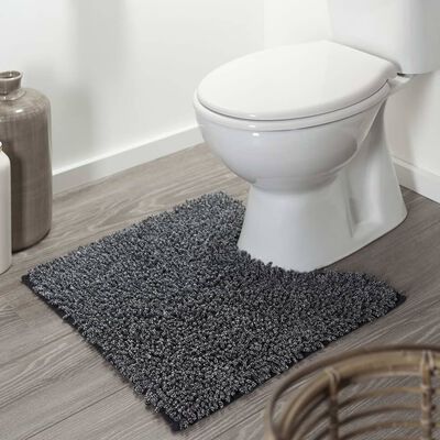 Sealskin WC-Vorleger Misto Baumwolle 55x60 cm Schwarz und Weiß
