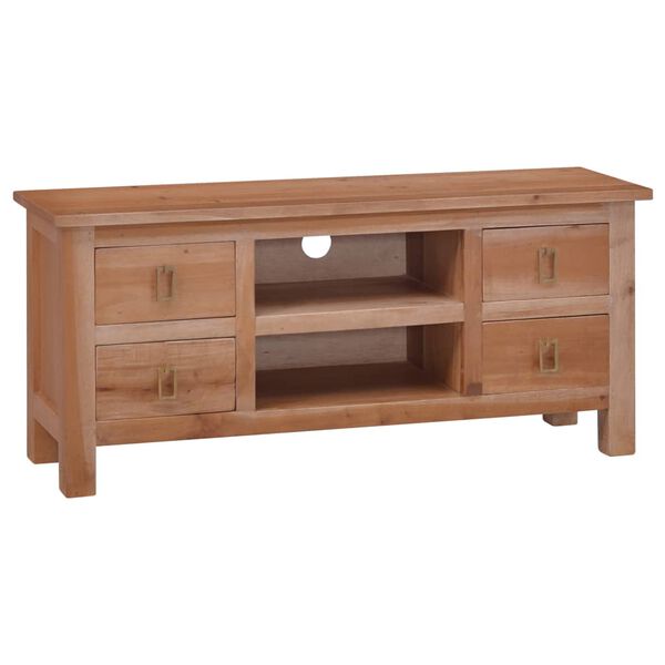vidaXL TV-Schrank 100x30x45 cm Massivholz Mahagoni