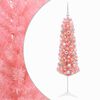 vidaXL K&uuml;nstlicher schmaler Weihnachtsbaum mit Weihnachtskugel 150 cm