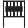 vidaXL Kopfteil Schwarz 80,5x4x100 cm Massivholz Kiefer