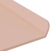 vidaXL Schwebendes Regal 2 pcs Rosa 80 x 18 x 2,5 cm Stahl