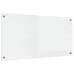 vidaXL Küchenrückwand Transparent 100 x 50 cm Gehärtetes Glas