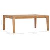 vidaXL Gartentisch 90,5x55,5x30,5 cm Massivholz Teak