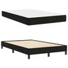 vidaXL Boxspringbett mit Matratze Schwarz 120 x 220 cm Stoff