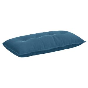 vidaXL R&uuml;ckenkissen Blau 100 x 50 cm Cordstoff